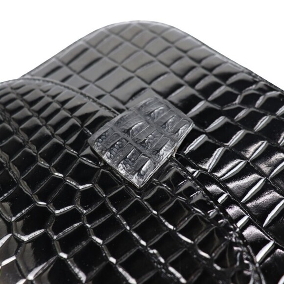 Auth Ysl Yves Saint Laurent Crocodile #160030Y35B - Picture 6 of 9